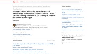 
                            5. How to create animation like the Facebook Android app on the ...