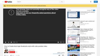 
                            1. How to Create Auto login facebook script with code youtube video mp4