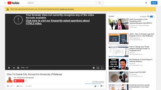 
                            13. How To Create CAL Account in University of Kelaniya - YouTube