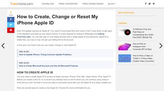 
                            11. How to Create, Change or Reset Apple ID on iPhone - Freemake