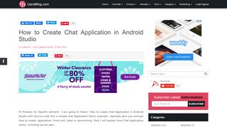 
                            13. How to Create Chat Application in Android Studio - UandBlog