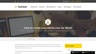 
                            9. How to Create Ghost Admin User - Ghost Tutorial - FastComet