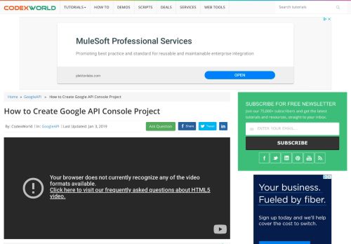 
                            13. How to Create Google API Console Project - CodexWorld