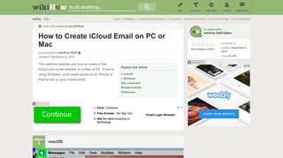 
                            11. How to Create iCloud Email on PC or Mac (with Pictures) - wikiHow