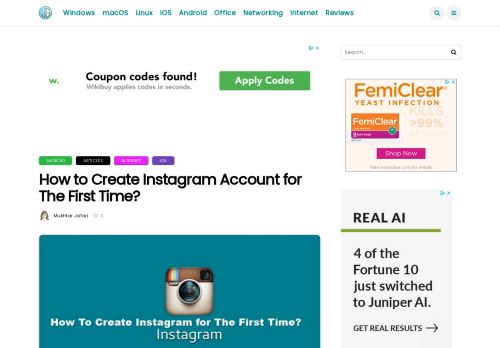 
                            4. How to Create Instagram Account for The First Time? - wikigain