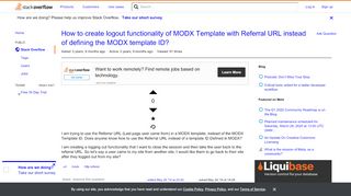 
                            3. How to create logout functionality of MODX Template with Referral ...