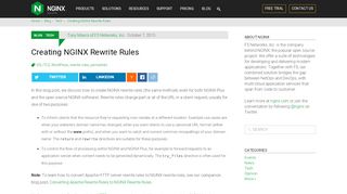 
                            8. How to Create NGINX Rewrite Rules | NGINX