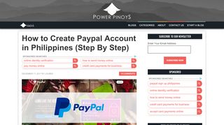 
                            7. How to Create Paypal Account in Philippines 2018 (Step By Step)