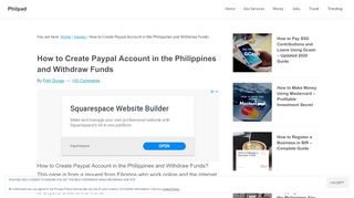 
                            11. How to Create Paypal Account in the Philippines and Withdraw Funds