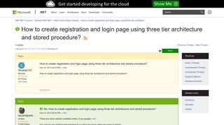 
                            4. How to create registration and login page using three tier ...