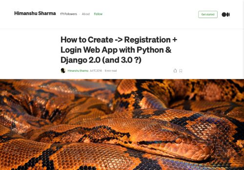 
                            3. How to Create -> Registration + Login WebApp with Python Django ...