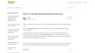 
                            10. How To Create Skype Business account – Support Center