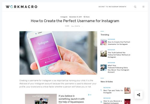 
                            5. How to Create the Perfect Username for Instagram - WorkMacro