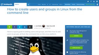 
                            11. How to create users and groups in Linux from the command line ...