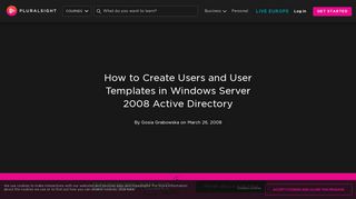 
                            12. How to Create Users and User Templates in Windows Server 2008 ...