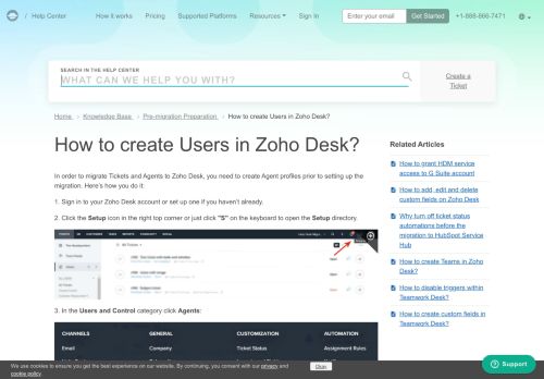 
                            10. How to create Users in Zoho Desk? - Help Desk Migration Service