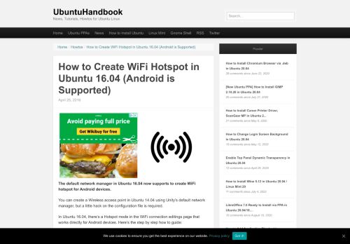 
                            3. How to Create WiFi Hotspot in Ubuntu 16.04 (Android is Supported ...