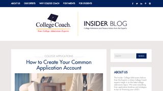
                            6. How to Create Your Common Application Account | College Coach ...