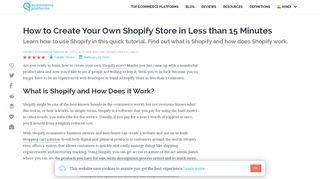 
                            9. How to Create Your own Online Store in Less than 15 Minutes