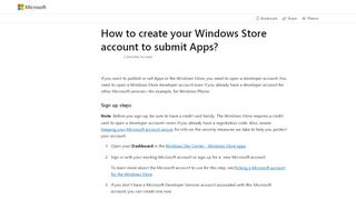 
                            8. How to create your Windows Store account to submit Apps ...