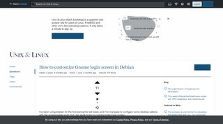 
                            13. How to customize Gnome login screen in Debian - Unix & Linux Stack ...