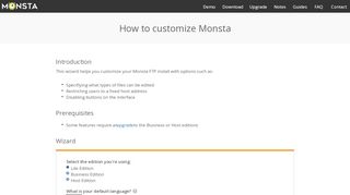 
                            2. How to customize Monsta - Monsta FTP
