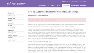 
                            7. How To Customize Net Nanny Accounts and Settings | Net ...