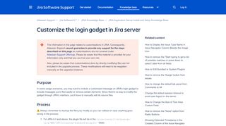 
                            2. How to customize the login gadget - Atlassian Documentation