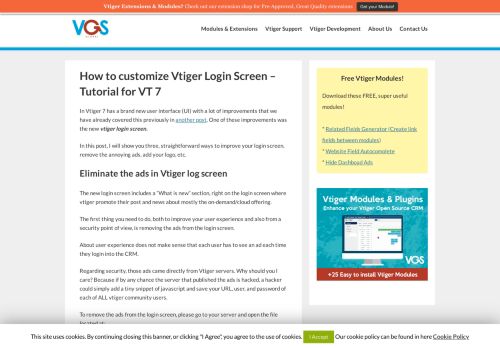 
                            3. How to customize Vtiger Login Screen - 3 Easy Steps ... - VGS Global
