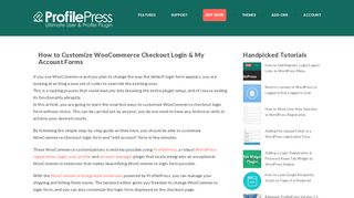 
                            7. How to Customize WooCommerce Checkout Login & My Account ...