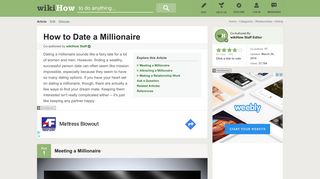 
                            5. How to Date a Millionaire - wikiHow