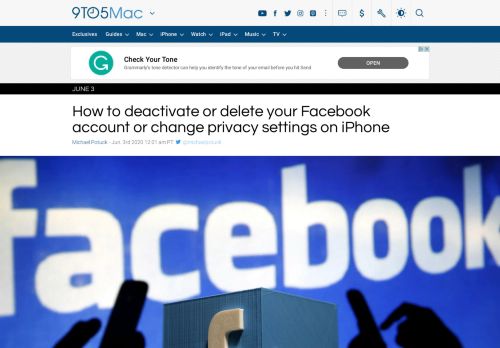 
                            8. How to deactivate or delete your Facebook account or change privacy ...