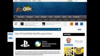 
                            13. How To Deal With PS4 WS-37397-9 Error | Flipgeeks