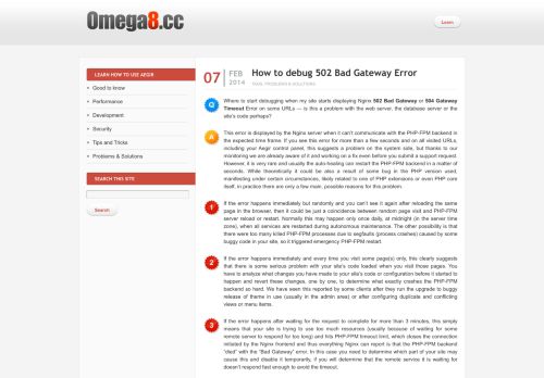 
                            7. How to debug 502 Bad Gateway Error | Aegir Drupal Hosting on Steroids