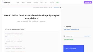 
                            6. How to define fabricators of models with polymorphic associations