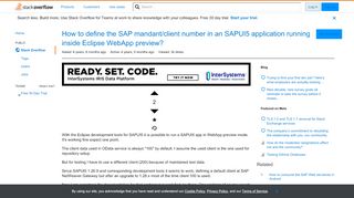 
                            9. How to define the SAP mandant/client number in an SAPUI5 ...