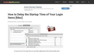 
                            3. How to Delay the Startup Time of Your Login Items [Mac]