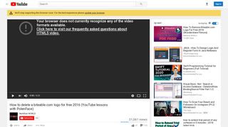 
                            7. How to delete a biteable.com logo for free 2016 (YouTube ...