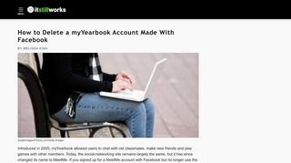 
                            6. How to Delete a myYearbook Account Made With Facebook | It Still ...