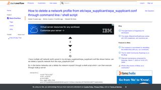 
                            12. How to delete a network profile from etc/wpa_supplicant ...
