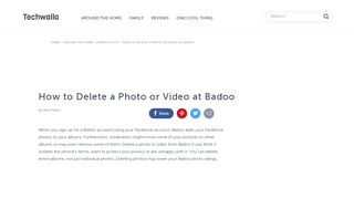 
                            8. How to Delete a Photo or Video at Badoo | Techwalla.com