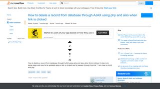 
                            1. How to delete a record from database through AJAX using php and ...