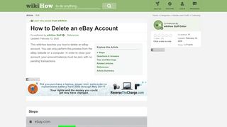 
                            12. How to Delete an eBay Account: 12 Steps (with Pictures) - wikiHow