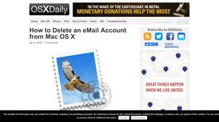 
                            11. How to Delete an eMail Account from Mac OS X - OSXDaily