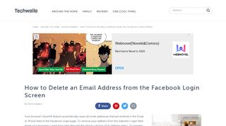 
                            11. How to Delete an Email Address from the Facebook Login Screen ...