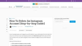 
                            9. How To Delete An Instagram Account [Step-by-Step Guide]