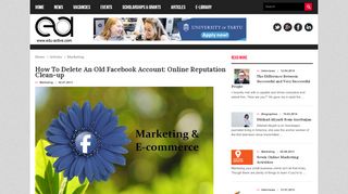 
                            10. How To Delete An Old Facebook Account: Online Reputation Clean-up