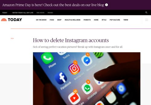 
                            12. How to delete Instagram account and how to deactivate Instagram