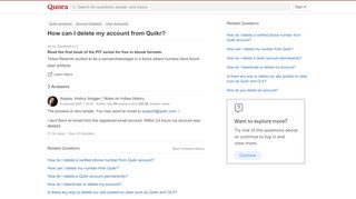 
                            12. How to delete my account from Quikr - Quora