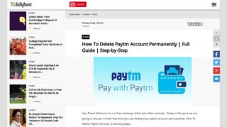 
                            7. How To Delete Paytm Account Permanently | Full Guide | Step-by-Step ...